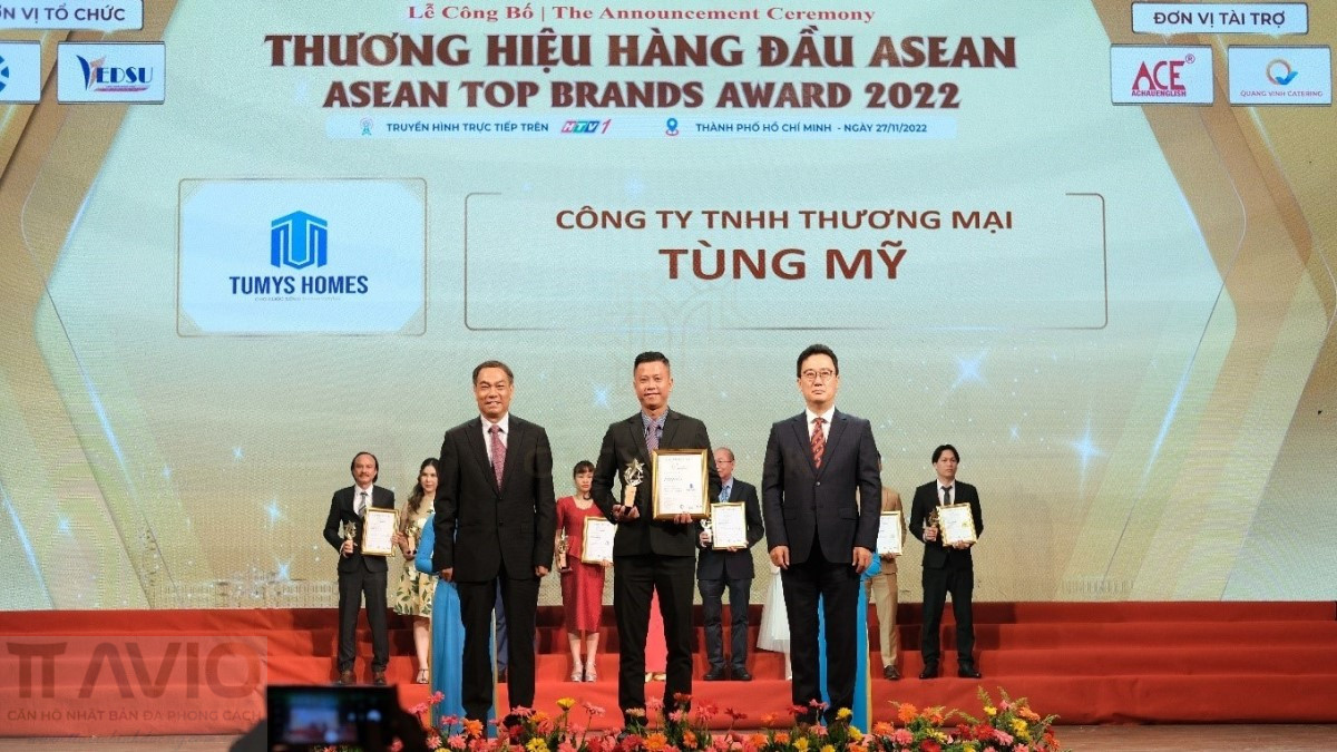 Công Ty Tnhh Thương Mại Tùng Mỹ (tumys Homes) Là 1 Trong 10 Thương Hiệu Hàng đầu Asean 2022