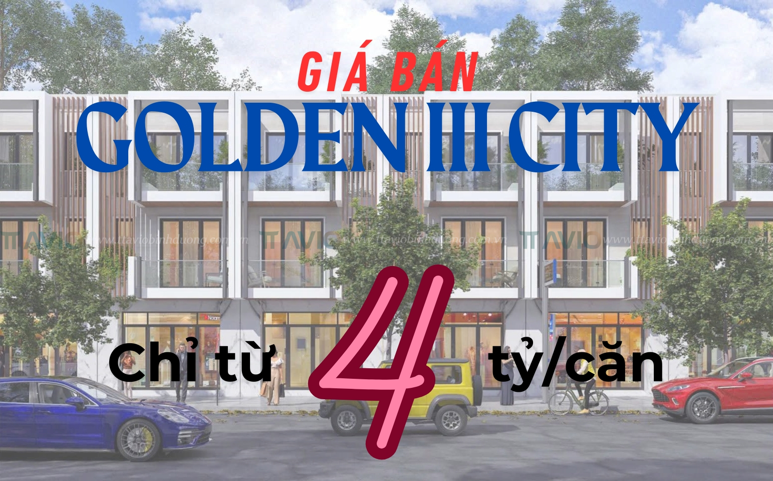 Giá Nhà Phố Golden Iii City