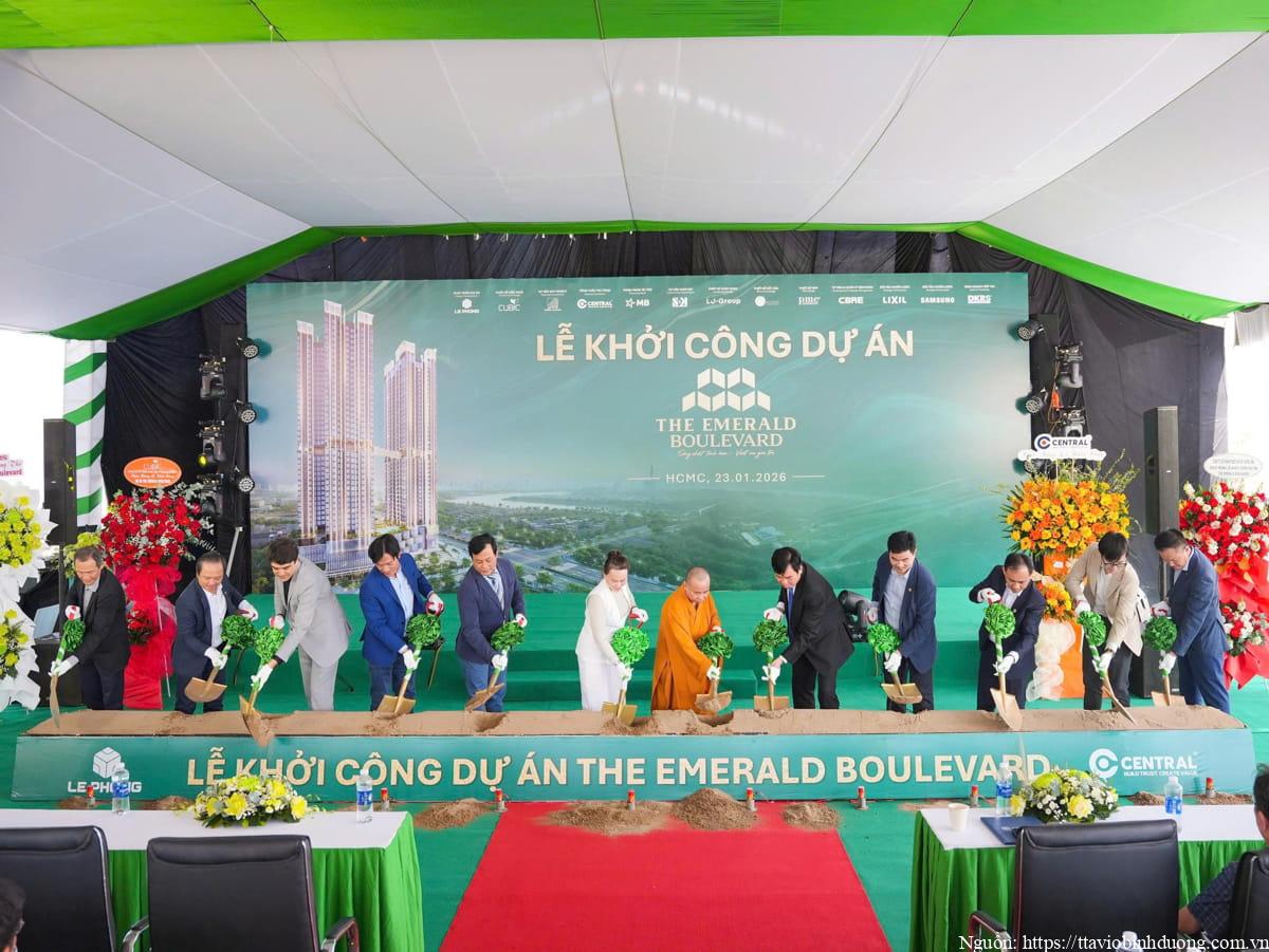 Lễ Khởi Công The Emerald Boulevard