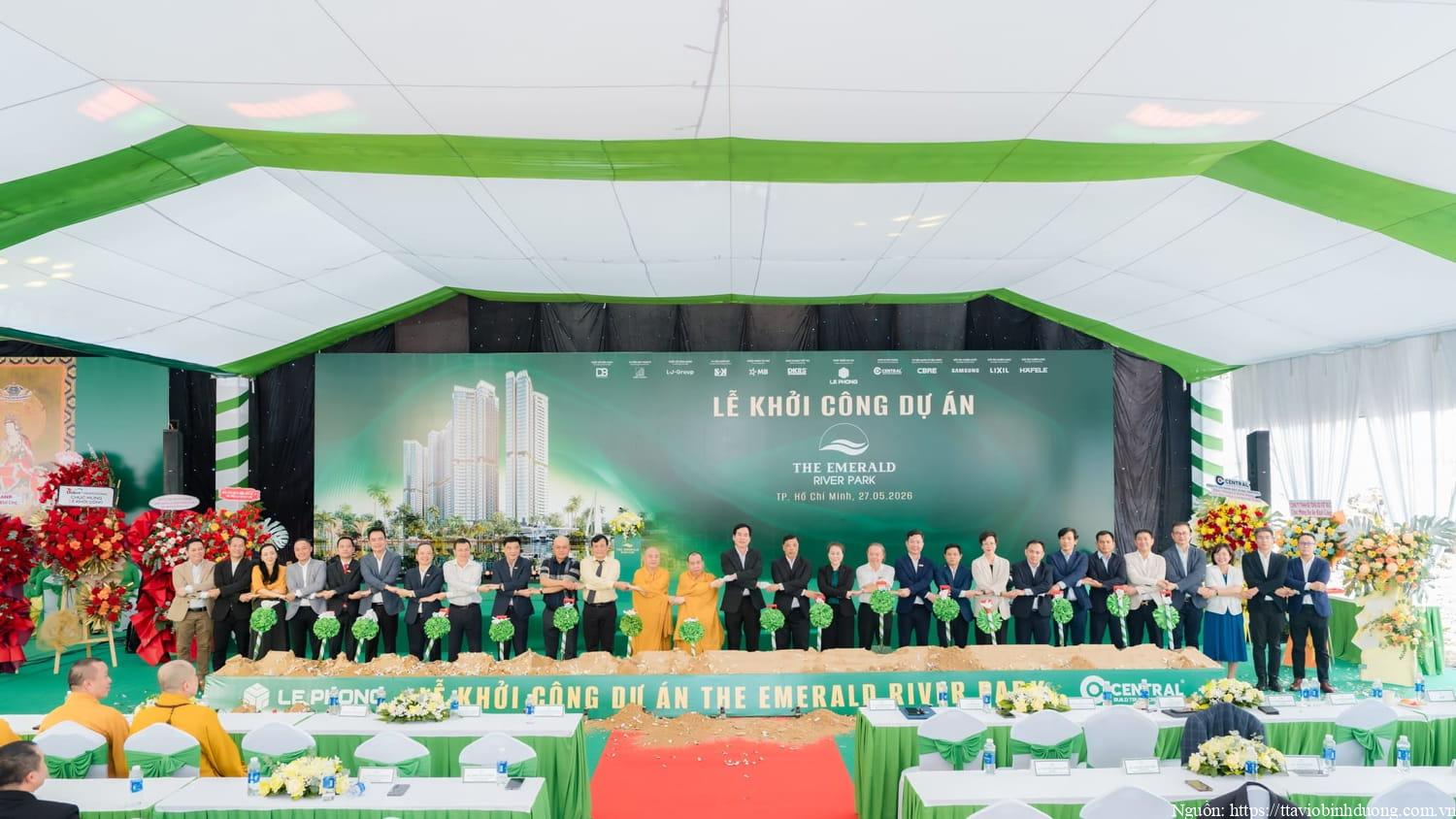 The Emerald River Park Chính Thức Khởi Công Xây Dựng