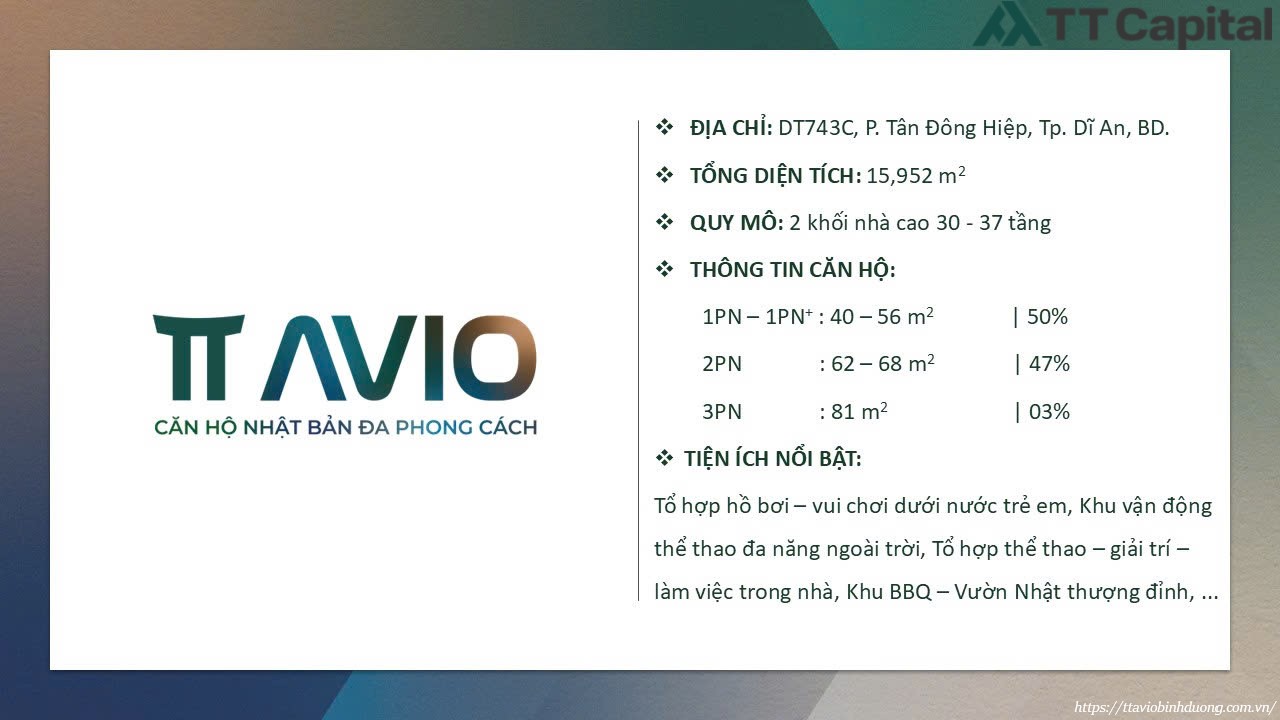 Thông Tin Tổng Quan Dự án Tt Avio