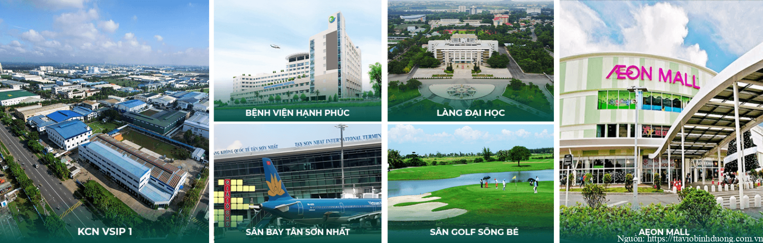 Tiện Ích Ngoại Khu The Emerald River Park