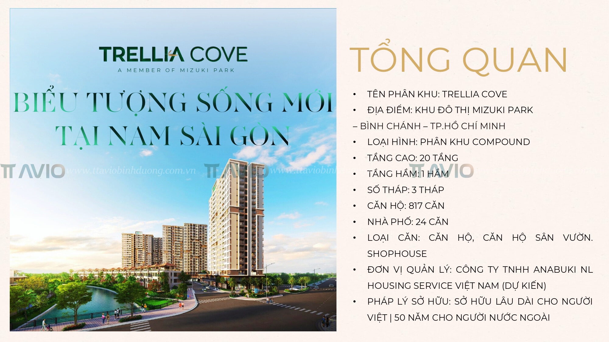 Tổng Quan Trellia Cove