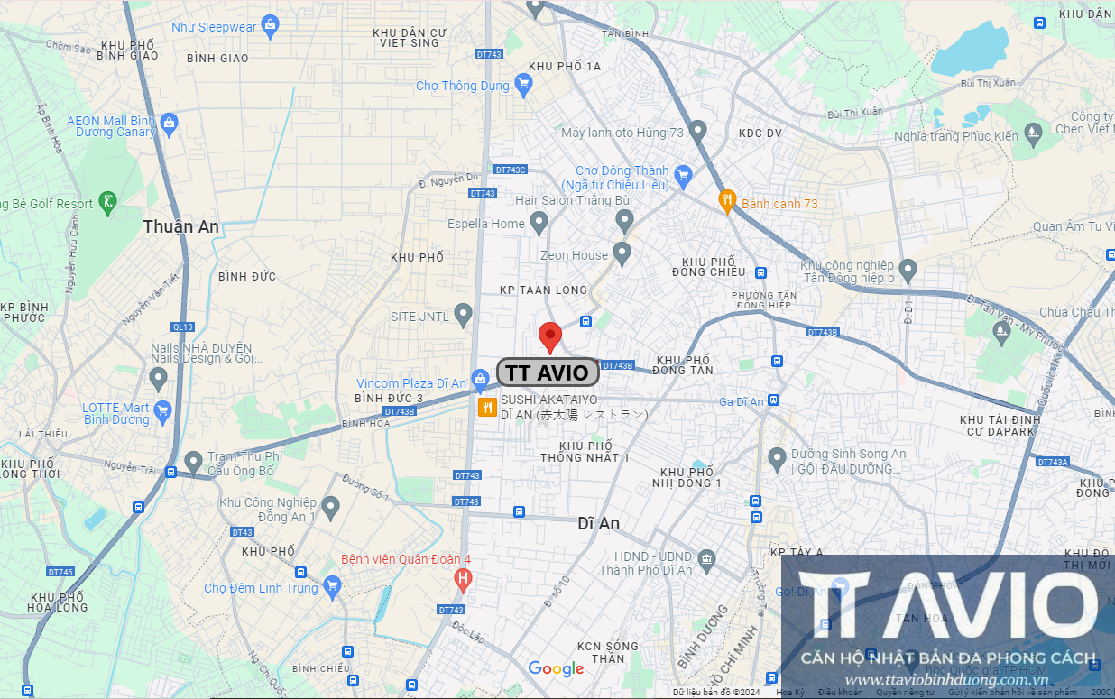 Vị Trí Tt Avio Trên Map Google