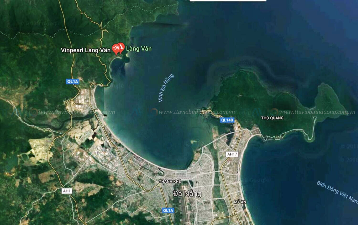 Vị Trí Vinhomes Hải Vân Bay