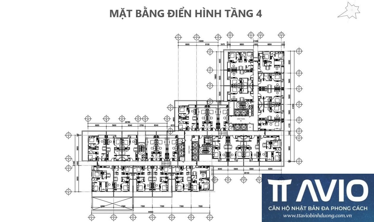 Mặt bằng dự án TT Avio