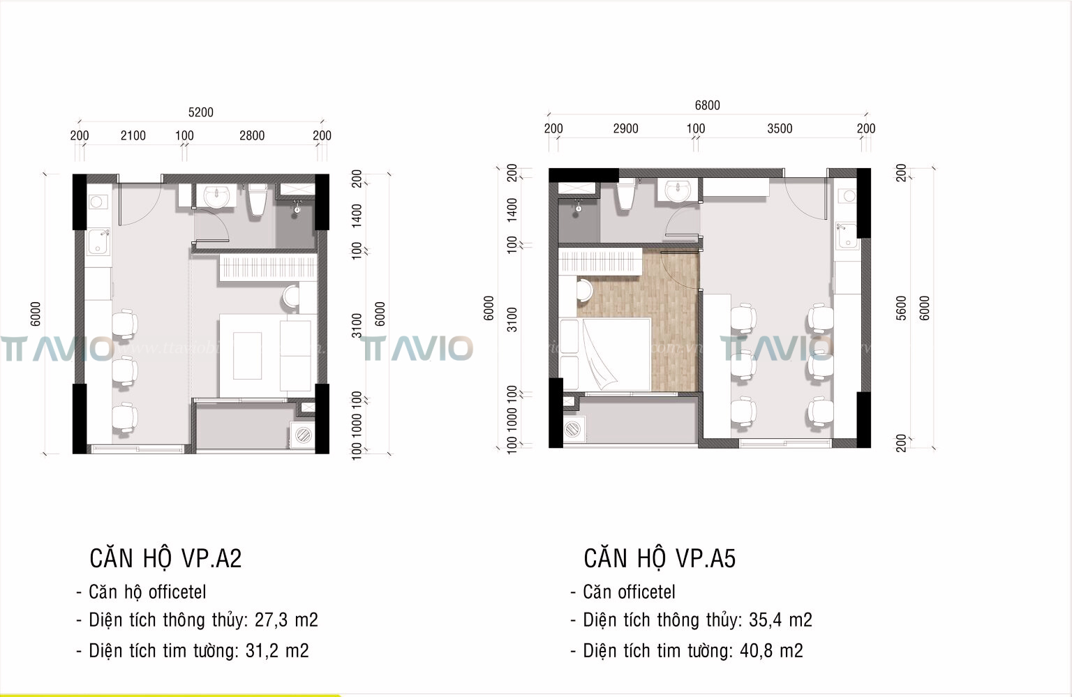 Thiết Kế Căn Hộ Ava Center Officetel