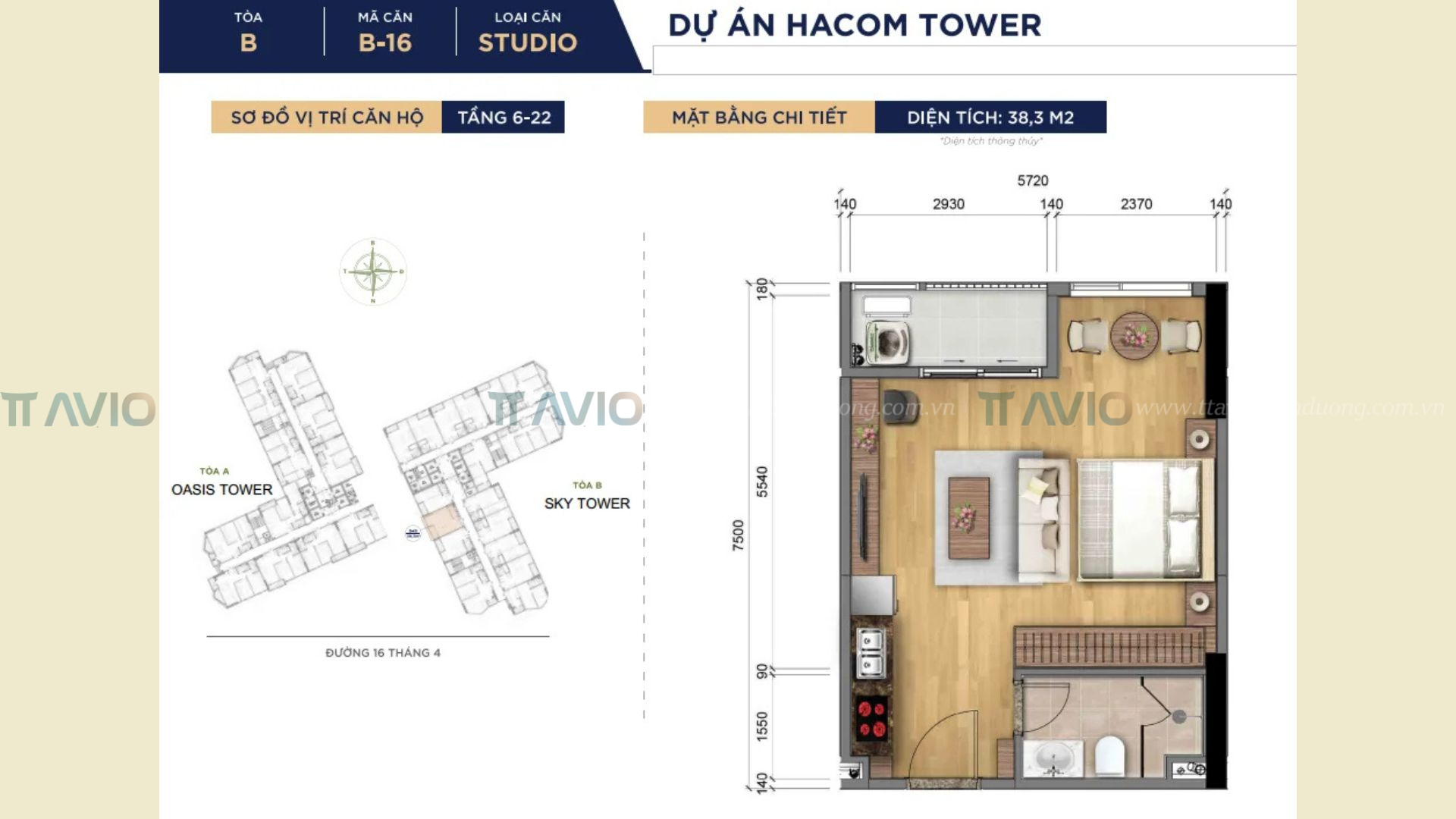 Thiết Kế Căn Hộ Hacom Tower (15)