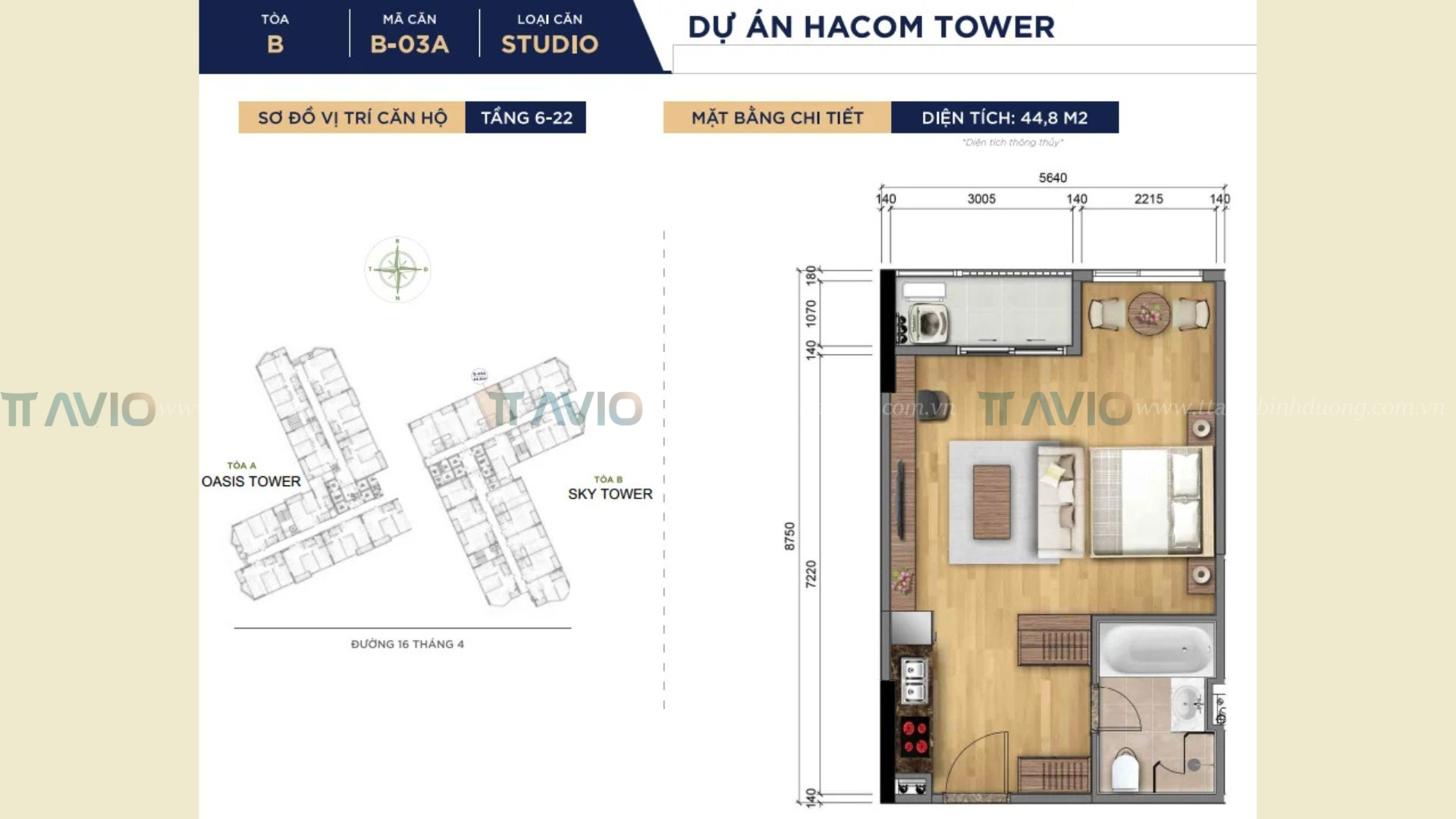 Thiết Kế Căn Hộ Hacom Tower (4)