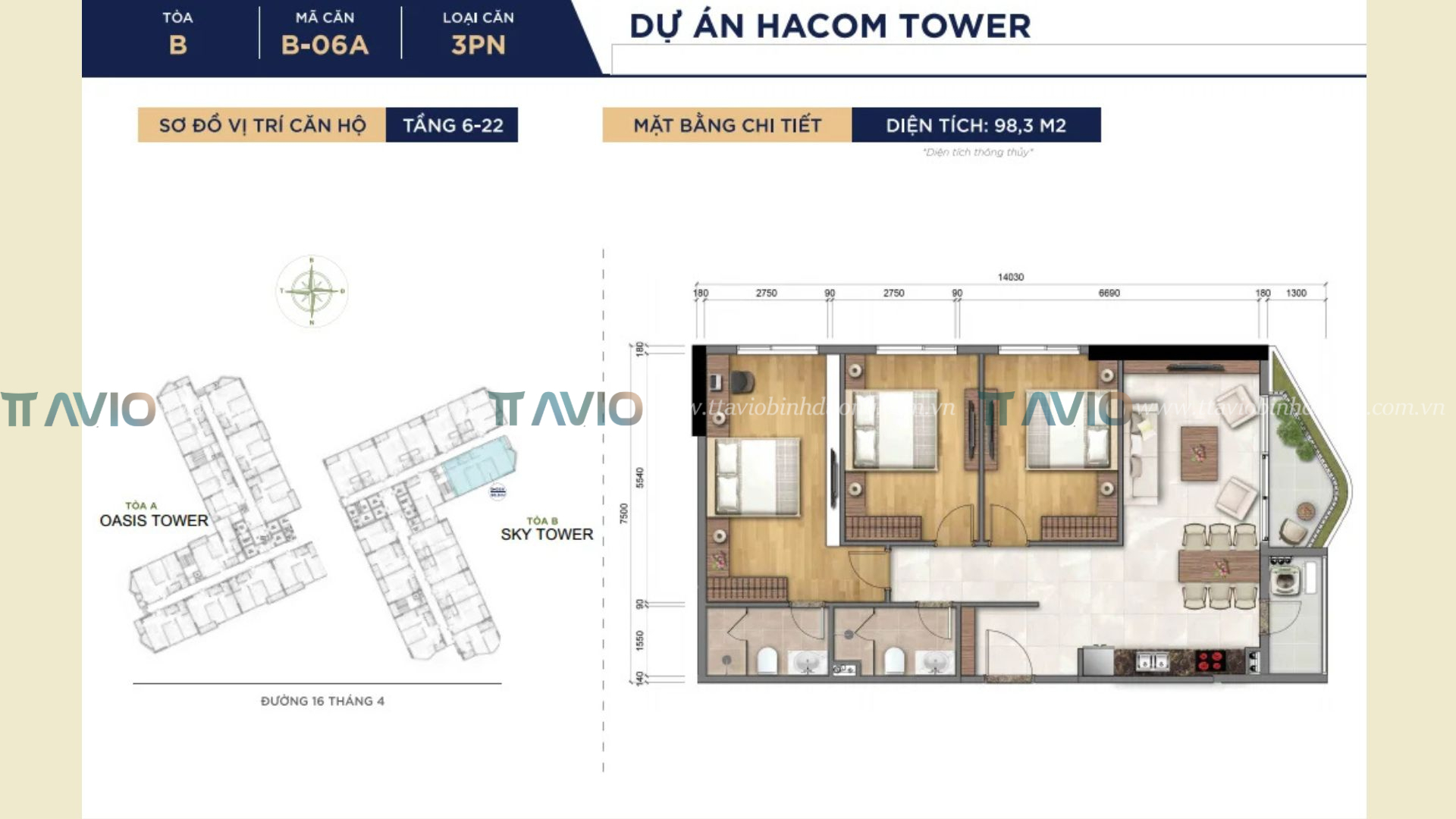 Thiết Kế Căn Hộ Hacom Tower (6)