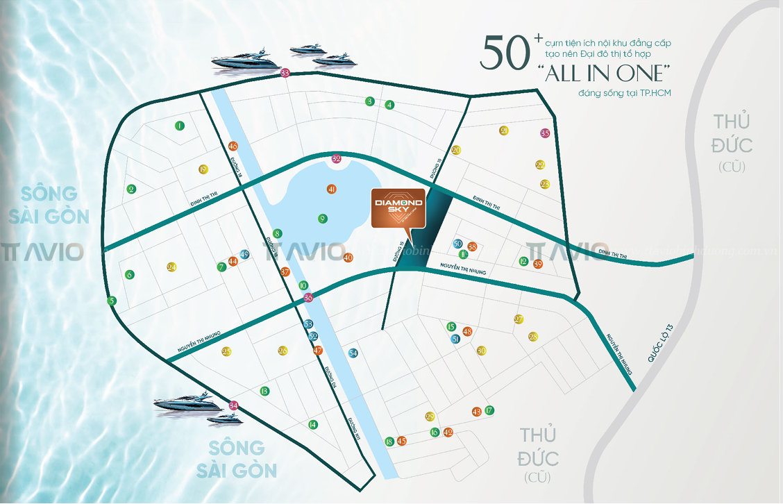 Tiện ích Khu đô Thị Vạn Phúc City - Diamond Sky (2)